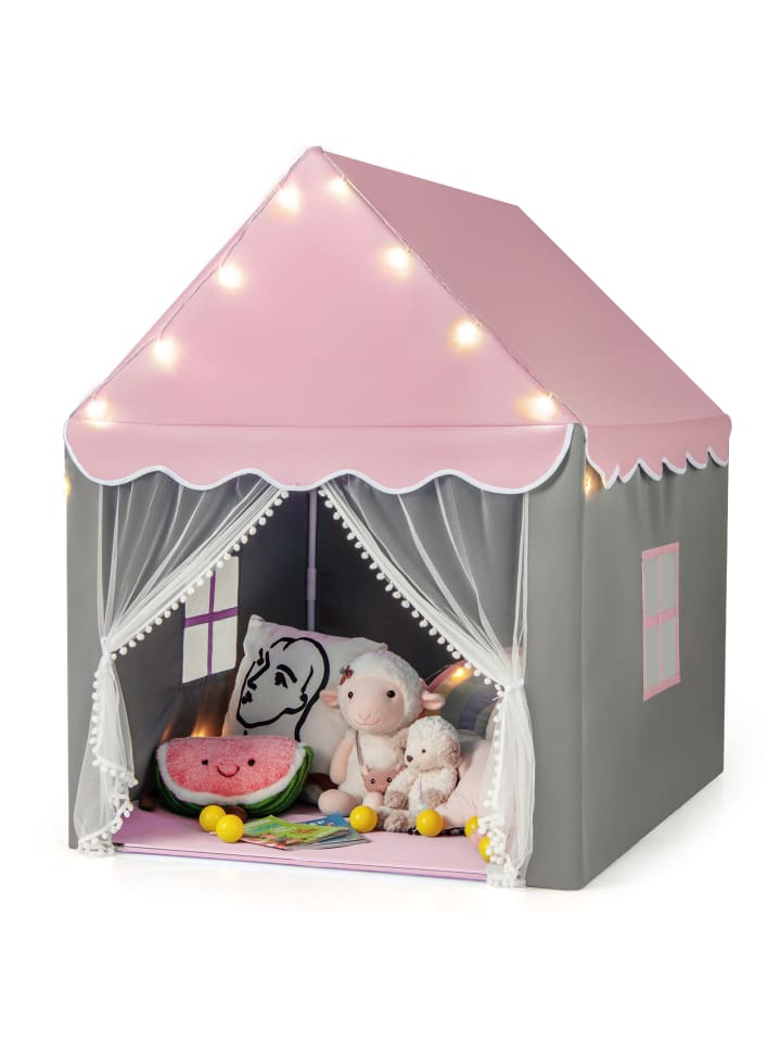 COSTWAY Spielhaus in Rosa günstig kaufen 105 cm
