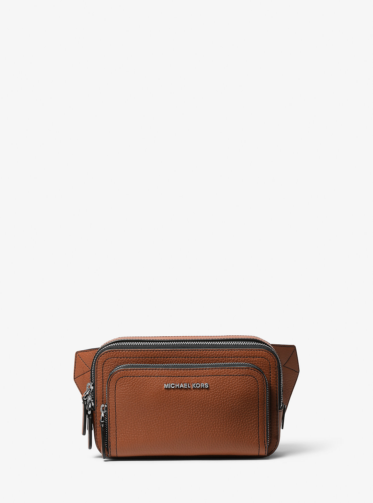 Hudson Small Pebbled Leather Sling Pack - LUGGAGE