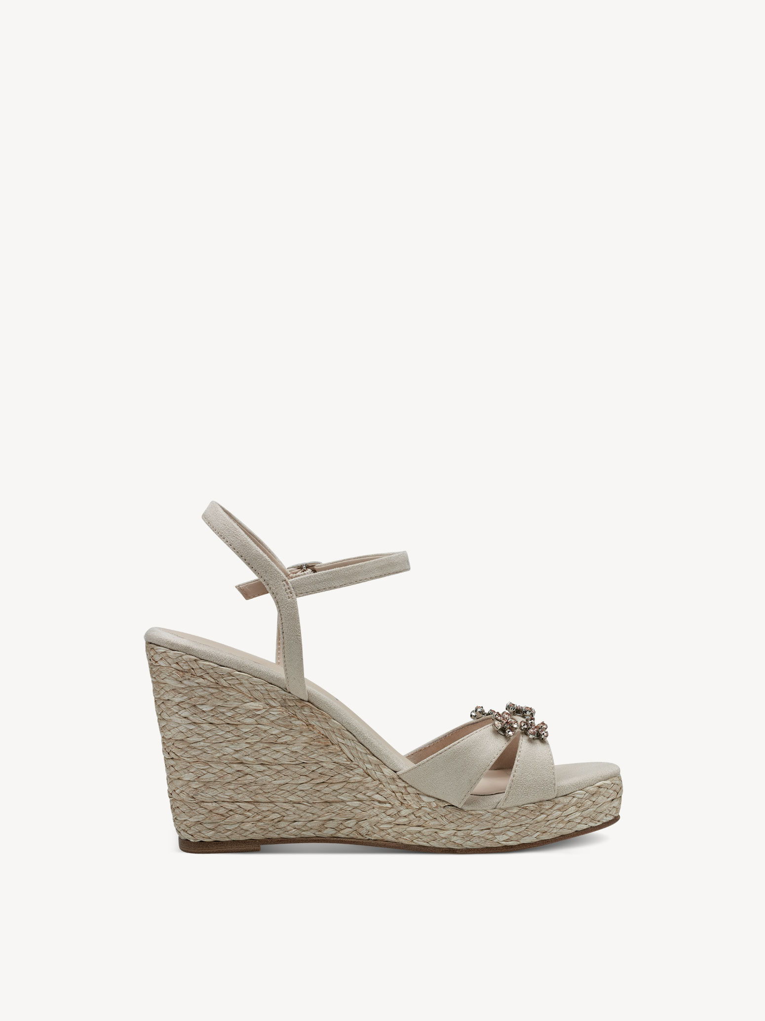Sandale à talon - beige