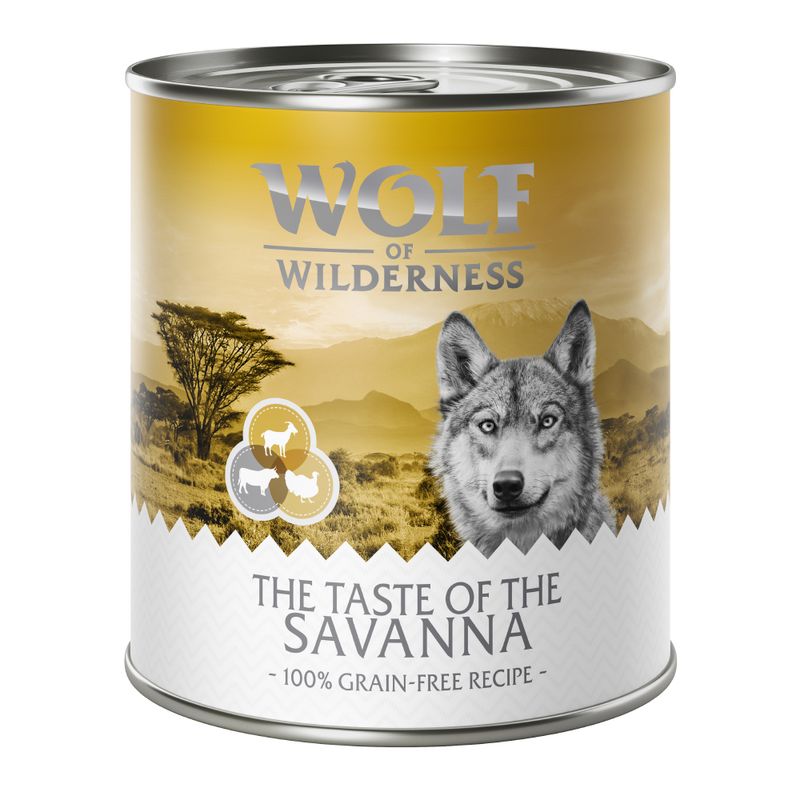 Sparpaket Wolf of Wilderness 'The Taste Of' 24 x 800 g