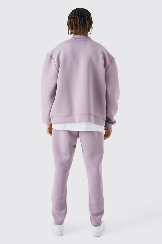 Tall kastiges Oversize Scuba Bomber-Set