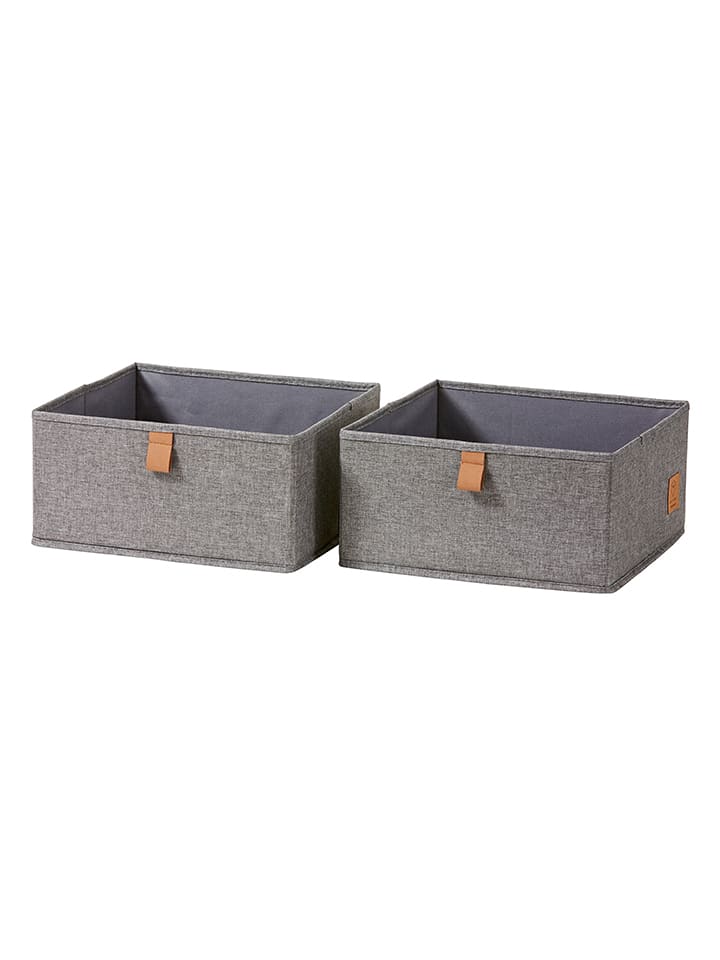 STORE IT 2er-Set: Organizer in Grau - (B)30 x (H)15 x (T)30 cm günstig kaufen onesize