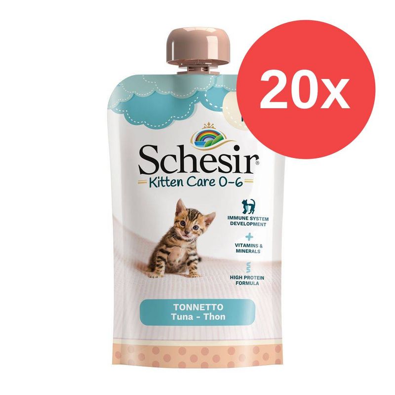 Sparpaket Schesir Kitten in Cream 20 x 150 g