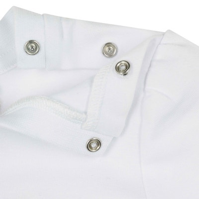 T-Shirt kurzarm, weiß für Mädchen