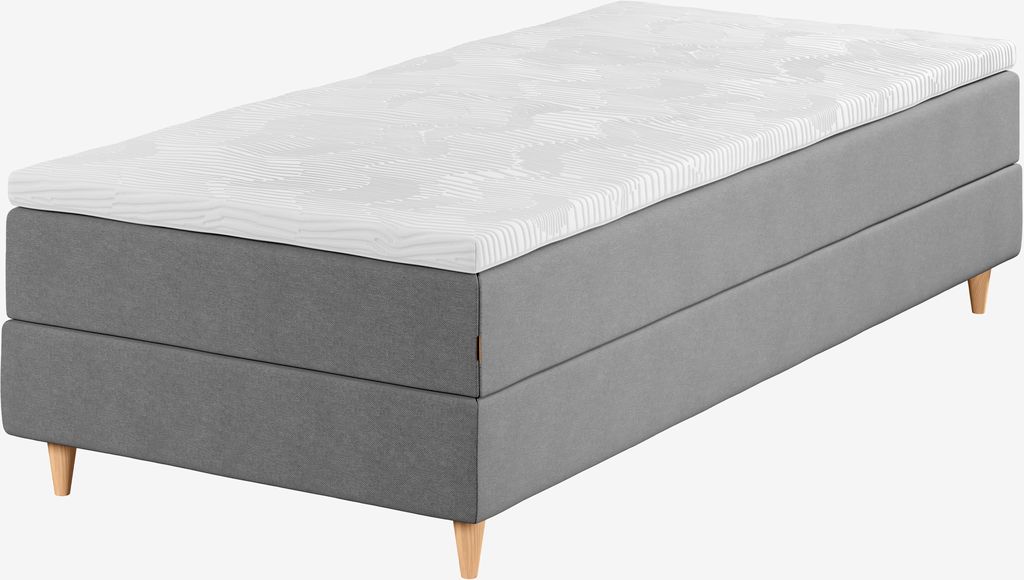 NEVLA GC5 złote Łóżko kontynentalne 90x200 NEVLA GC5 szare-23 DREAMZONE