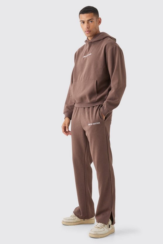 Kastiger Limited Edition Oversize Trainingsanzug mit geteiltem Saum