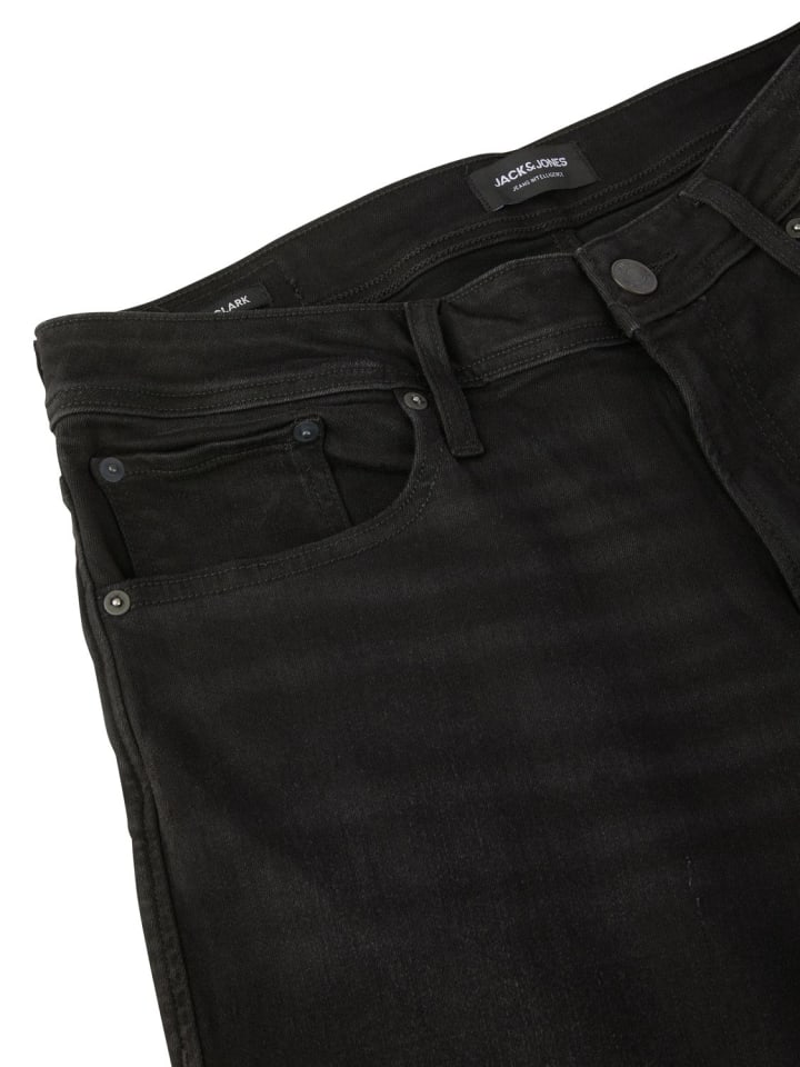 Jack & Jones Jeans JJICLARK regular/straight in Schwarz günstig kaufen