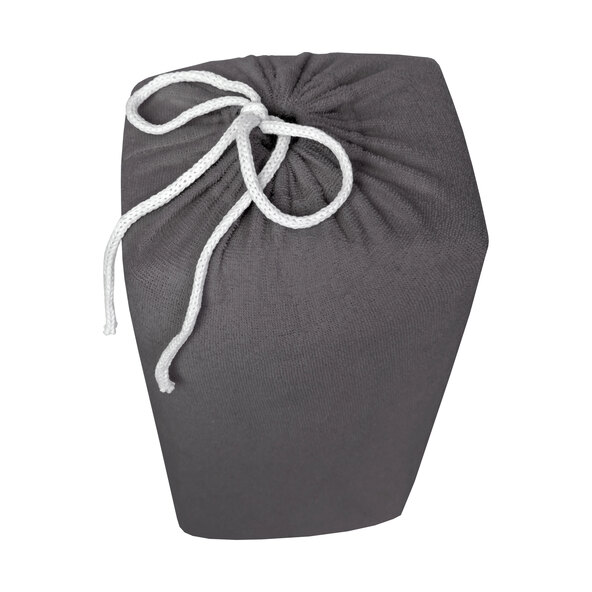 Supersoft Frottee-Stretch-Spannbetttuch, 90-100 x 200 cm, anthrazit