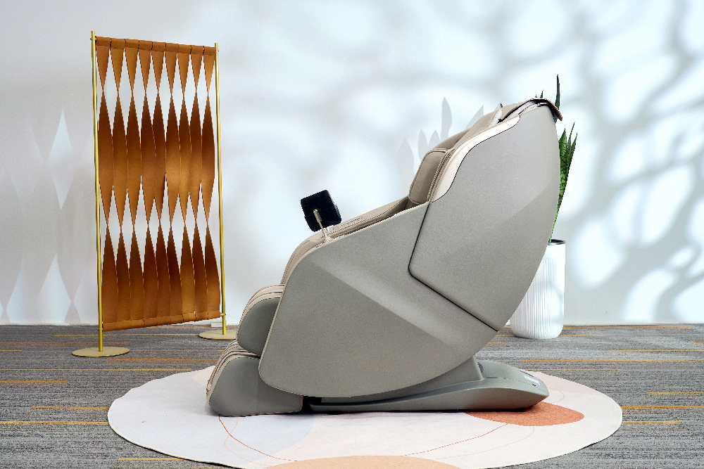 Happy Home Elektrischer Massagesessel mit Airbag & 2D-Massage-Mechanismus, Lautsprecher & Touchscreen-Display