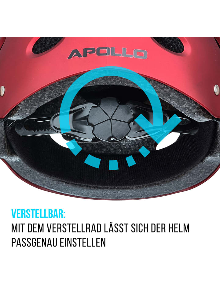 Apollo Größenverstellbarer Schutzhelm 