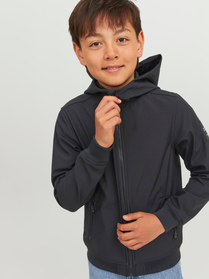 JACK & JONES Junior Softshelljacke in black günstig kaufen