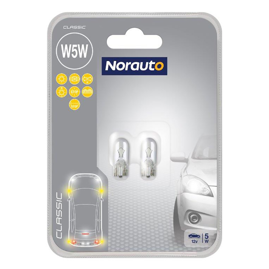 Norauto W5W Glühlampe, 2 Stück - ATU
