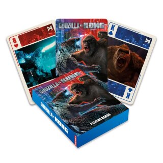 Godzilla Spielkarten Godzilla vs. Kong