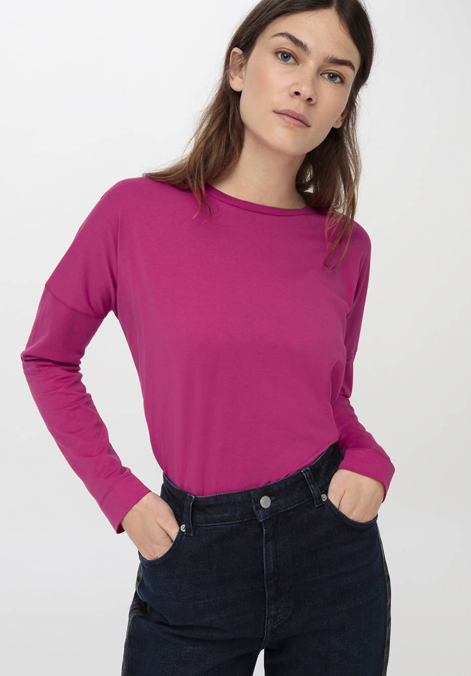 Langarm-Shirt aus reiner Bio-Baumwolle