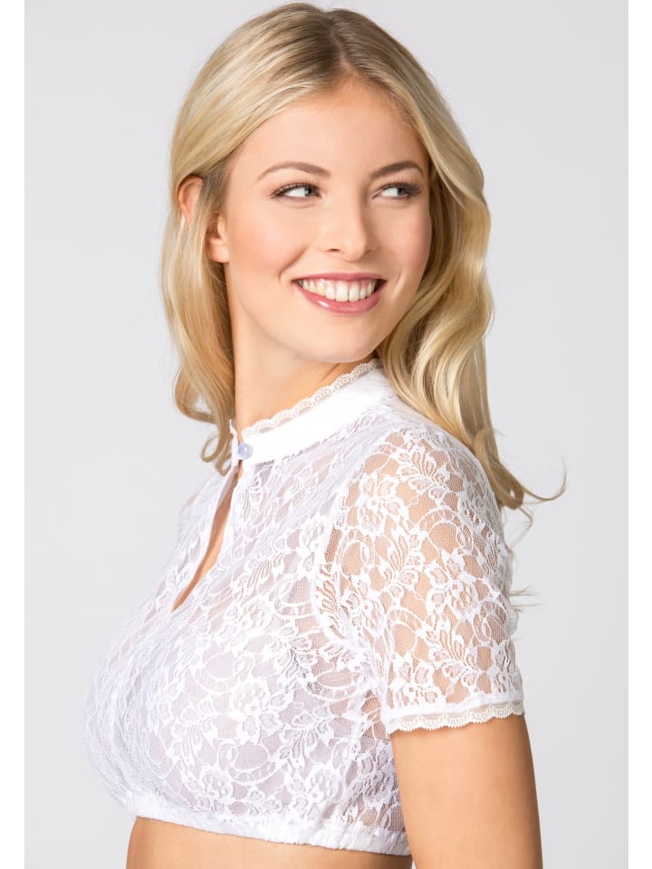Stockerpoint Stockerpoint Dirndlbluse Liona in weiss günstig kaufen