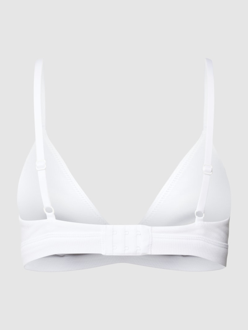 Triangel-BH mit Feinripp Modell 'PURE RIB' in weiß