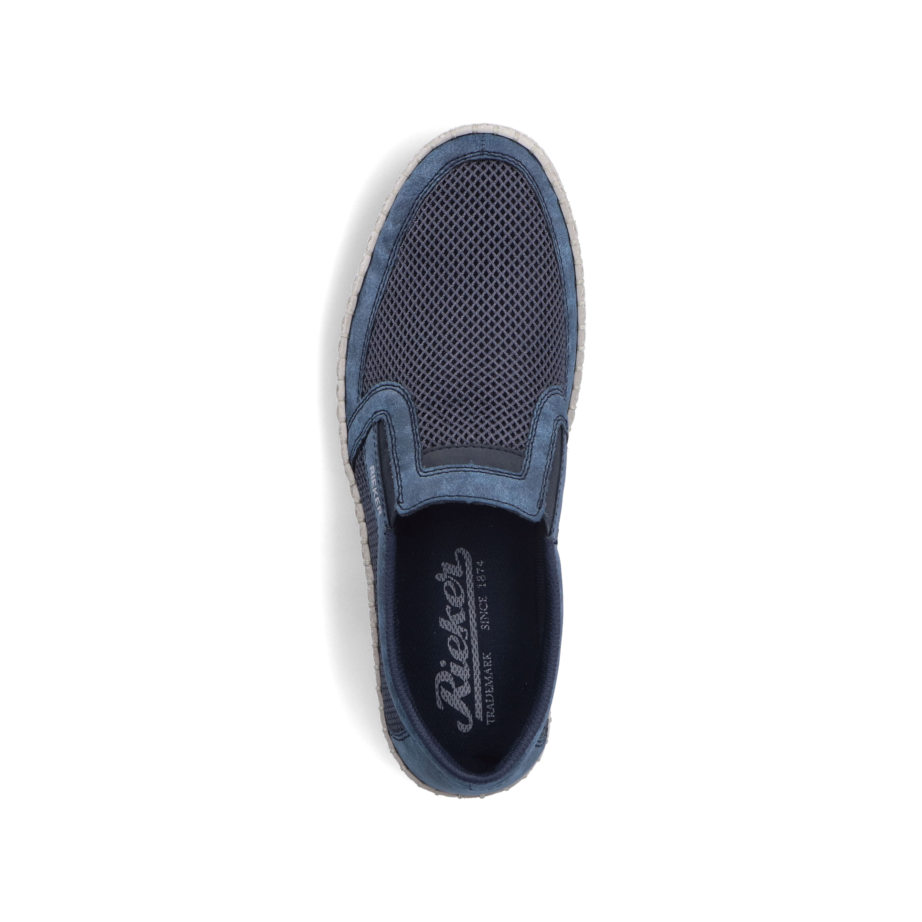 Rieker Herren Slipper meeresblau