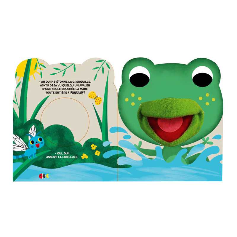 Livre La grenouille à grande bouche - Casterman