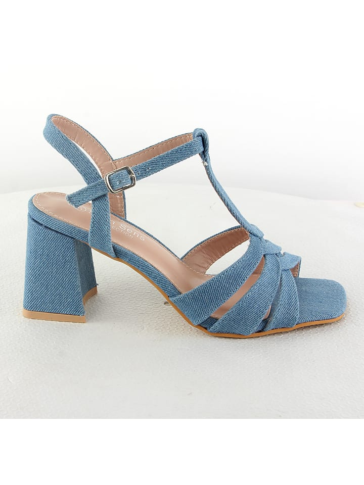 Sixth Sens Sandaletten in Blau günstig kaufen