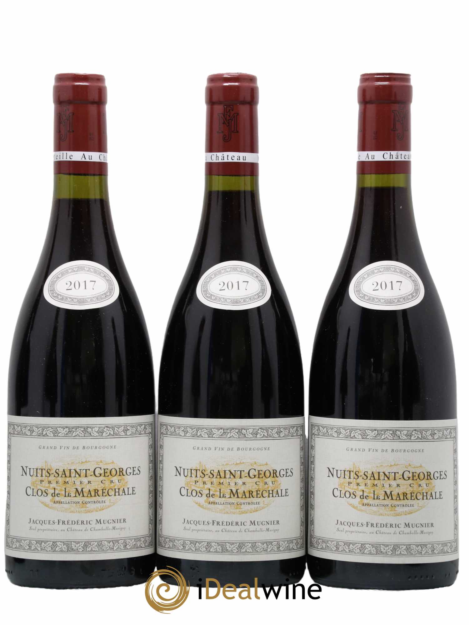 Nuits Saint-Georges 1er Cru Clos de La Maréchale Jacques-Frédéric Mugnier  2017 - Lot de 6 Bouteilles