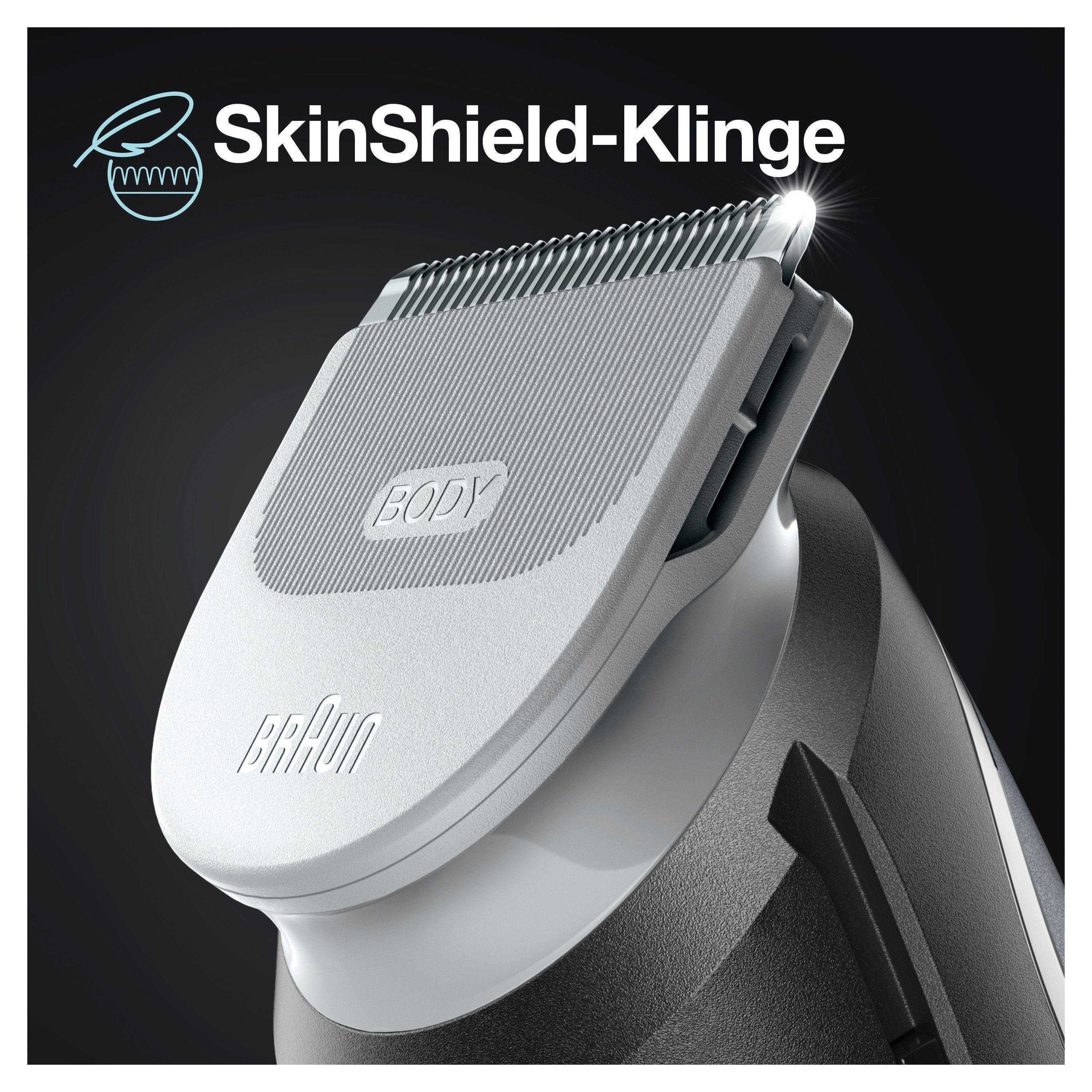 Braun Haarschneider Bodygroomer BG5350, Wasserdicht, 100 Min. Laufzeit