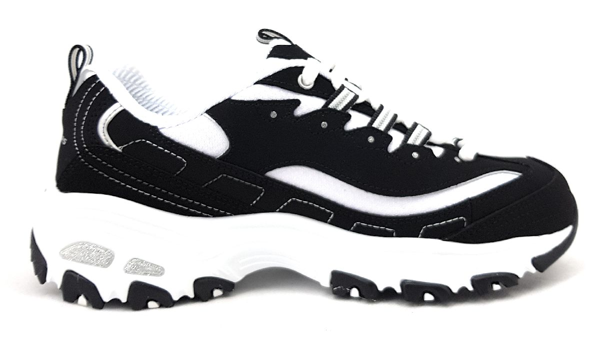 Skechers D Lites 11930 BKW Schwarz BKW black/white
