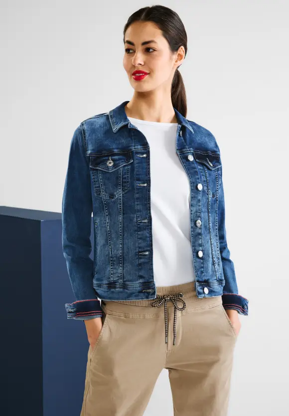 Street One Mittelblaue Jeansjacke