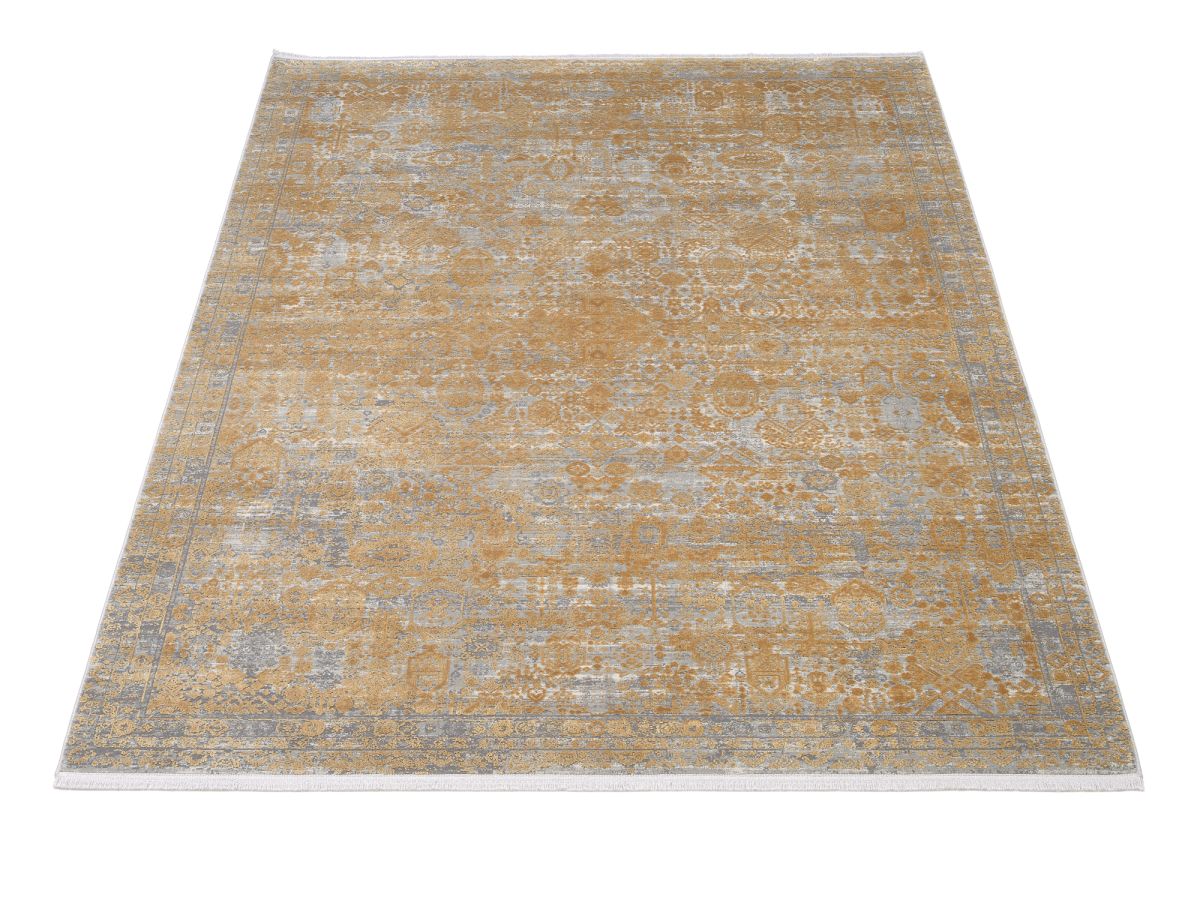 Webteppich Keshan Gold 160 x 230 cm