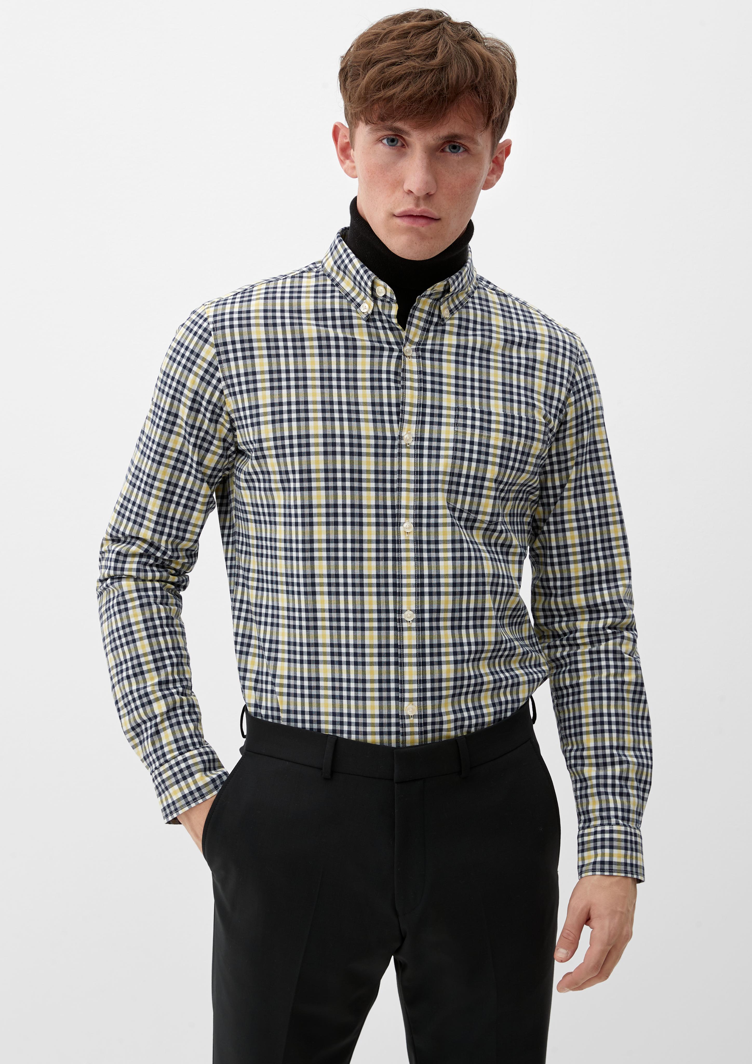 Slim: Hemd mit Button-down-Kragen  2120968-59N2