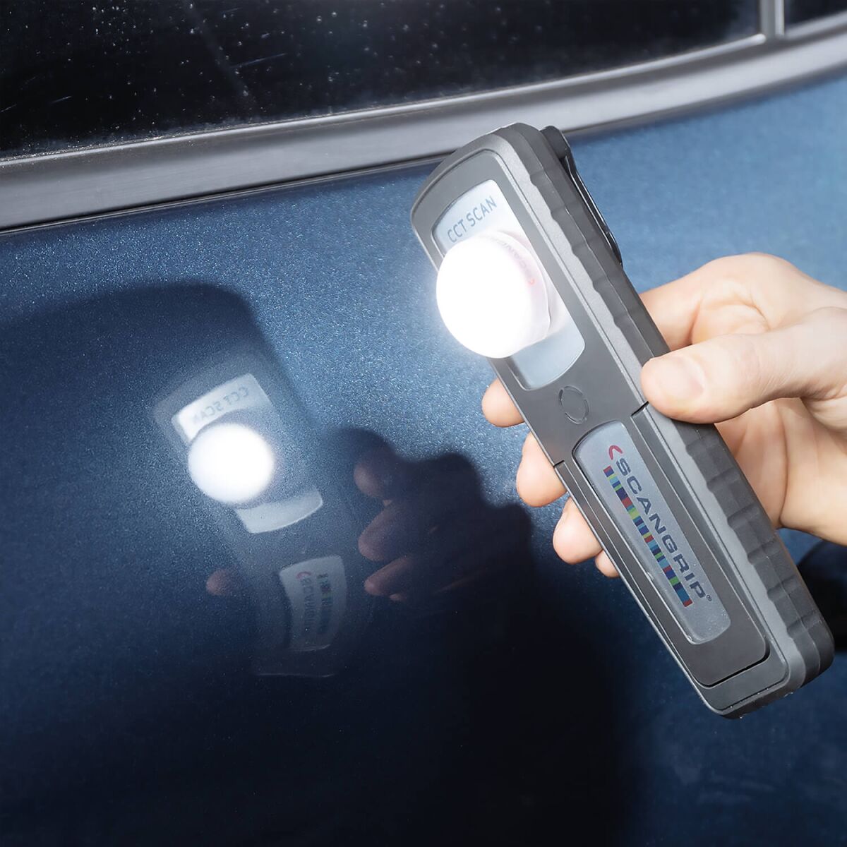 SCANGRIP Sunmatch 4 Handleuchte mit Diffusor