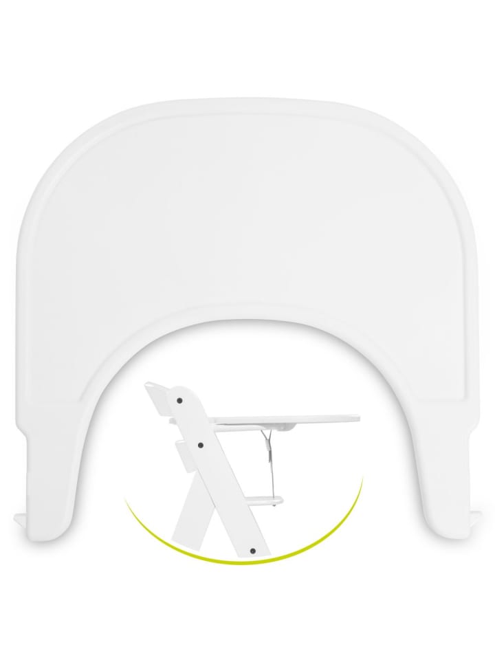 Hauck Essbrett und Tisch für Alpha Hochstuhl (Click Tray) in weiss günstig kaufen onesize
