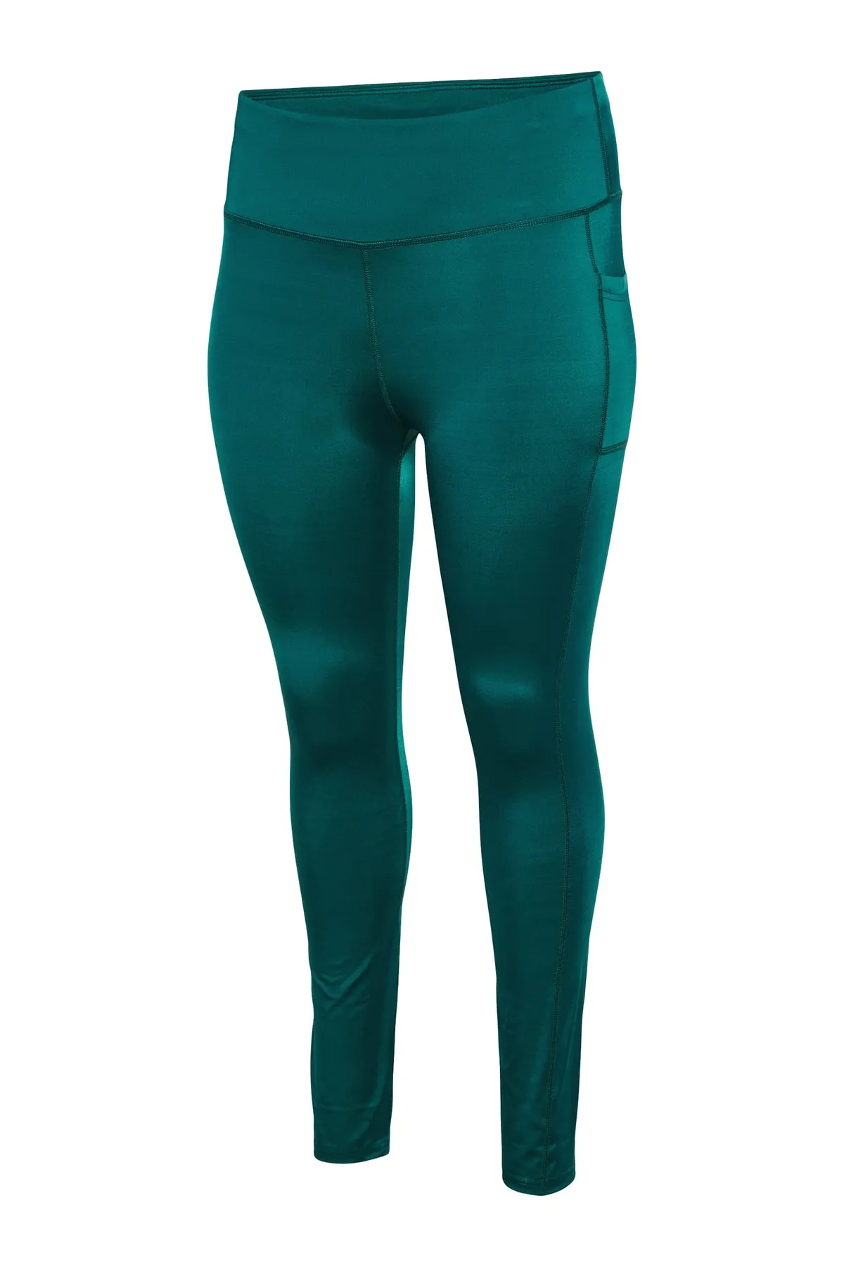 hummel  Sport-Leggings - Grün - Mittlerer Bund