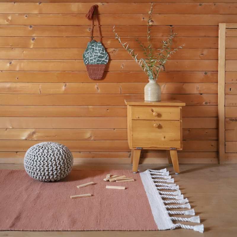 Tapis coton contemporain 100x150cm LISBOA