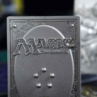 Magic the Gathering Metallbarren Garruk Wildspeaker Limited Edition (versilbert)