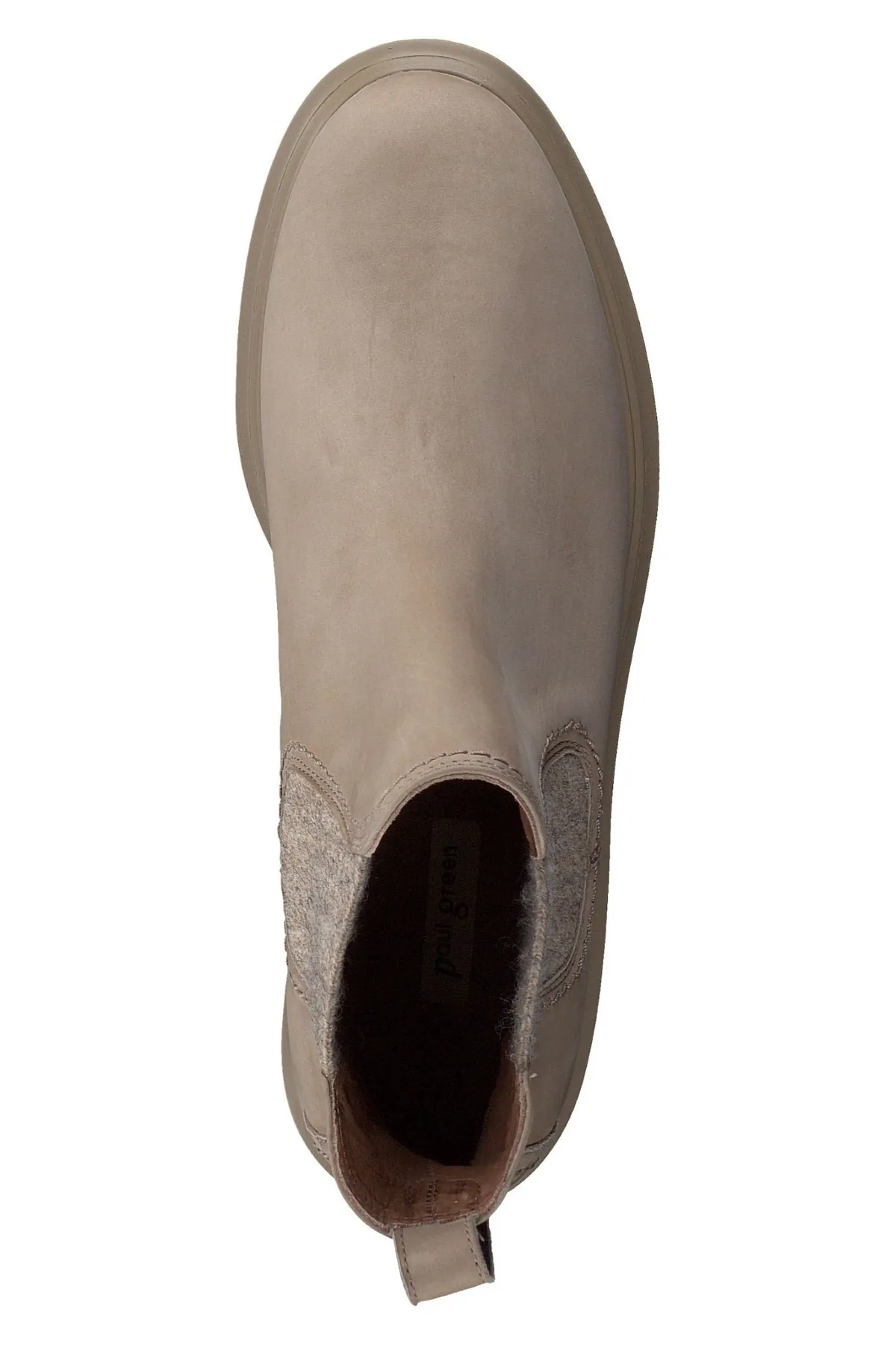 Paul Green  Stiefelette - Beige - Blockabsatz