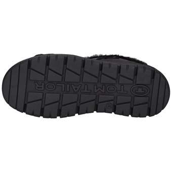 Tom Tailor Winter Boots in schwarz