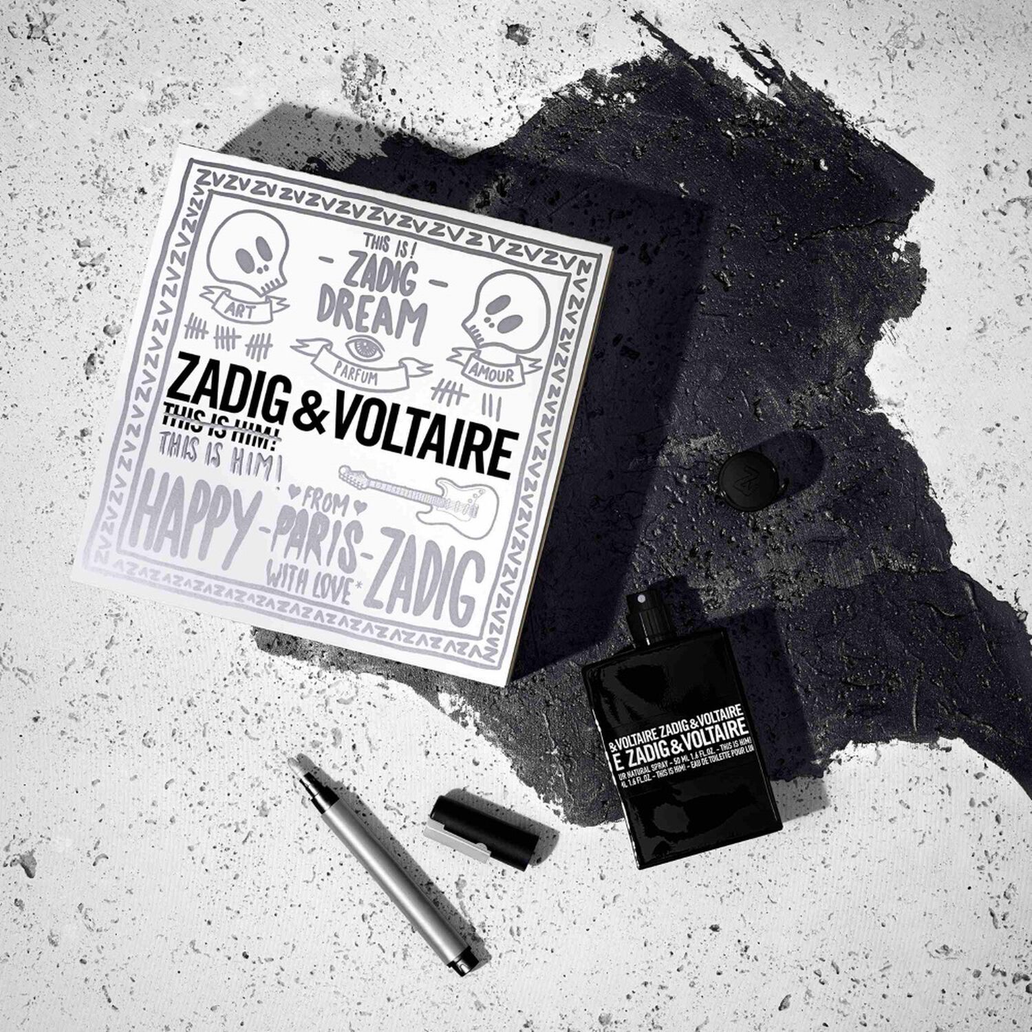 Zadig & Voltaire This is Him! Coffret Eau de Toilette 50 ml + Gel Douche 50 ml