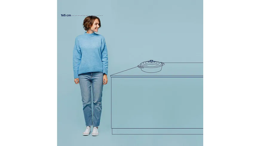 kela Bräter Gusseisen oval Calido 6l schwarz