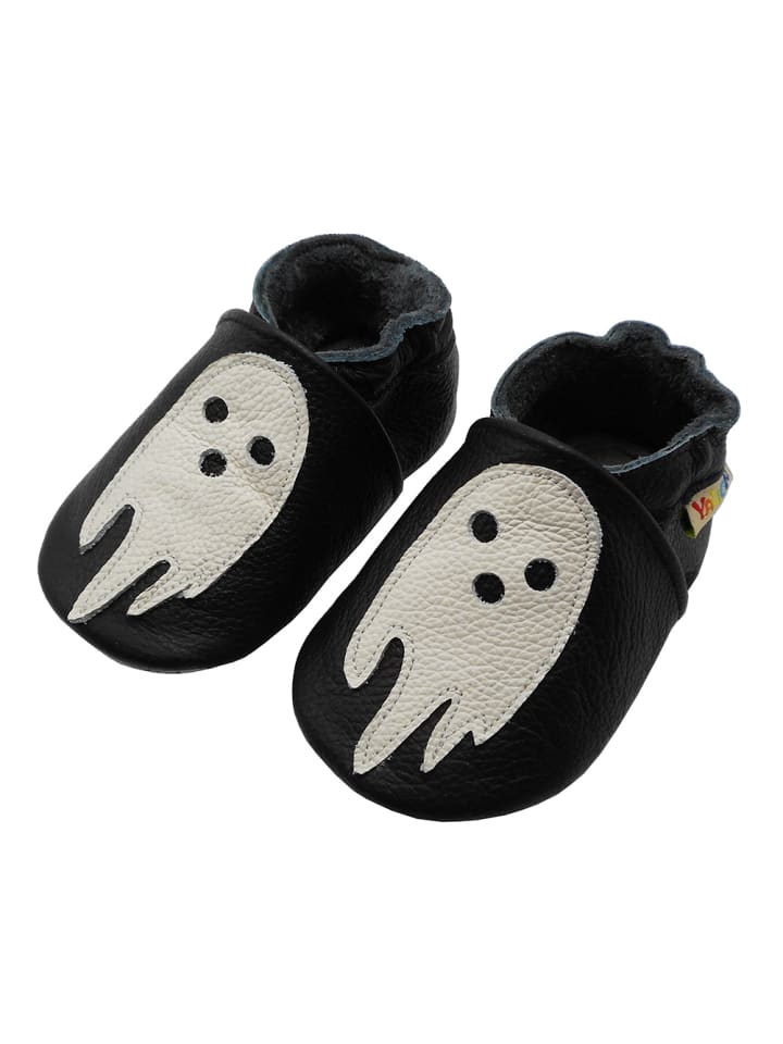 Yalion Leder-Krabbelschuhe 