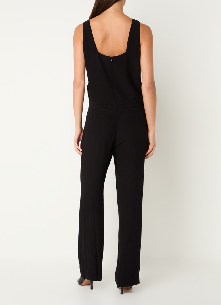 ba&sh Nina loose fit jumpsuit with side pockets and cut-out detail