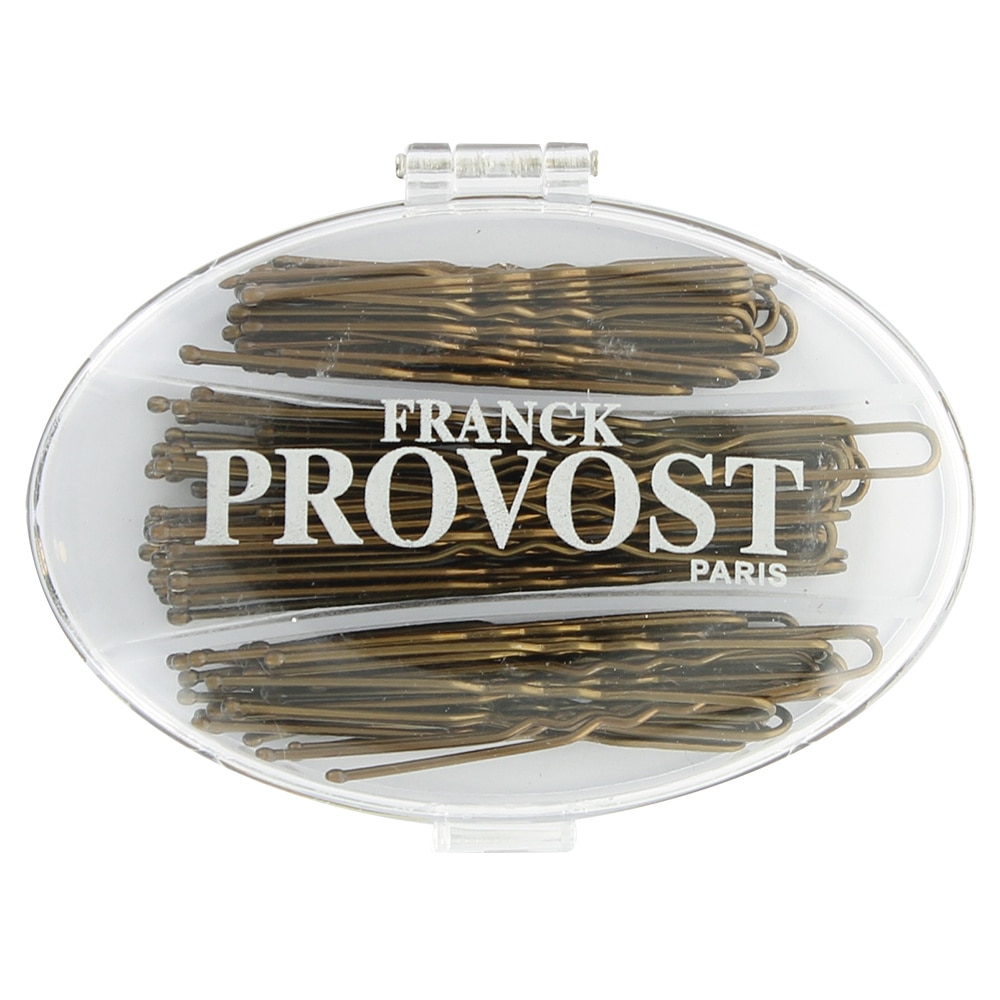 Franck Provost BOÎTE PLEXI ÉPINGLES CHIGNON MARRON - 3TAILLES BANDEAU