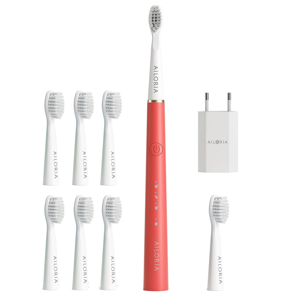 Ailoria Pro Smile Set Schallzahnbürste Coral