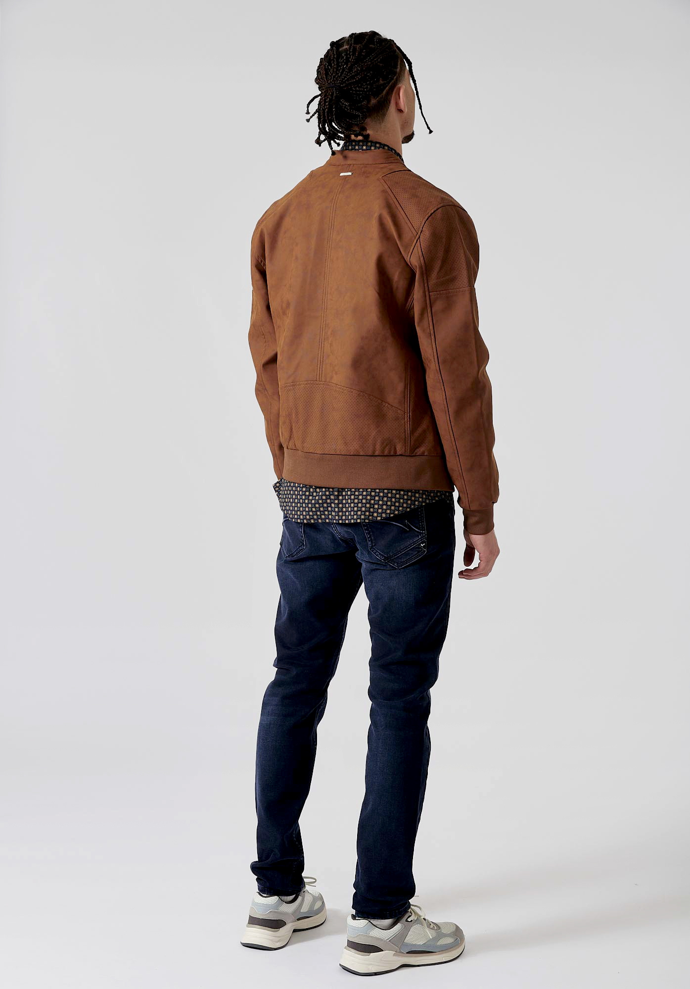 MIRAK  Blouson camel homme