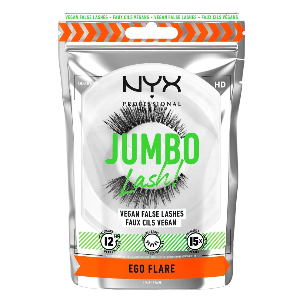 Ψεύτικες βλεφαρίδες NYX Jumbo Lash! Ego Flare