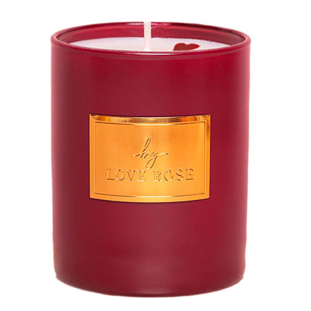 Love Rose Duftkerze Bordeaux 175 g