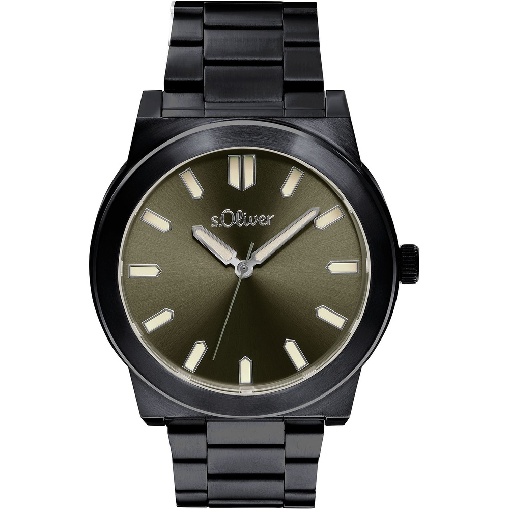 s.Oliver Montre pour hommes Acier inoxydable Montre