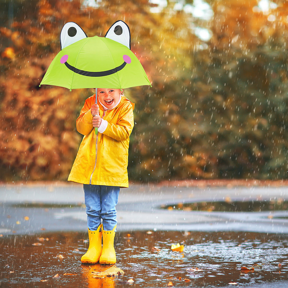 Kinderregenschirm mit 3D Motiv