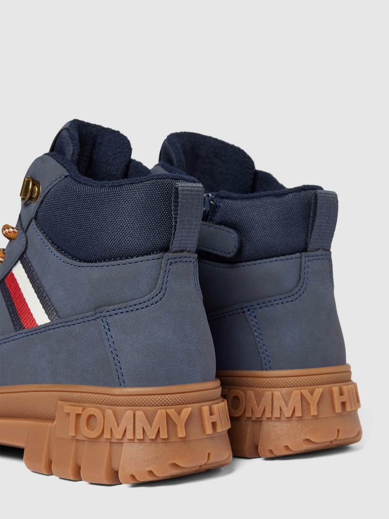 Boots mit Schnürverschluss Modell 'MICHIGAN' in marineblau
