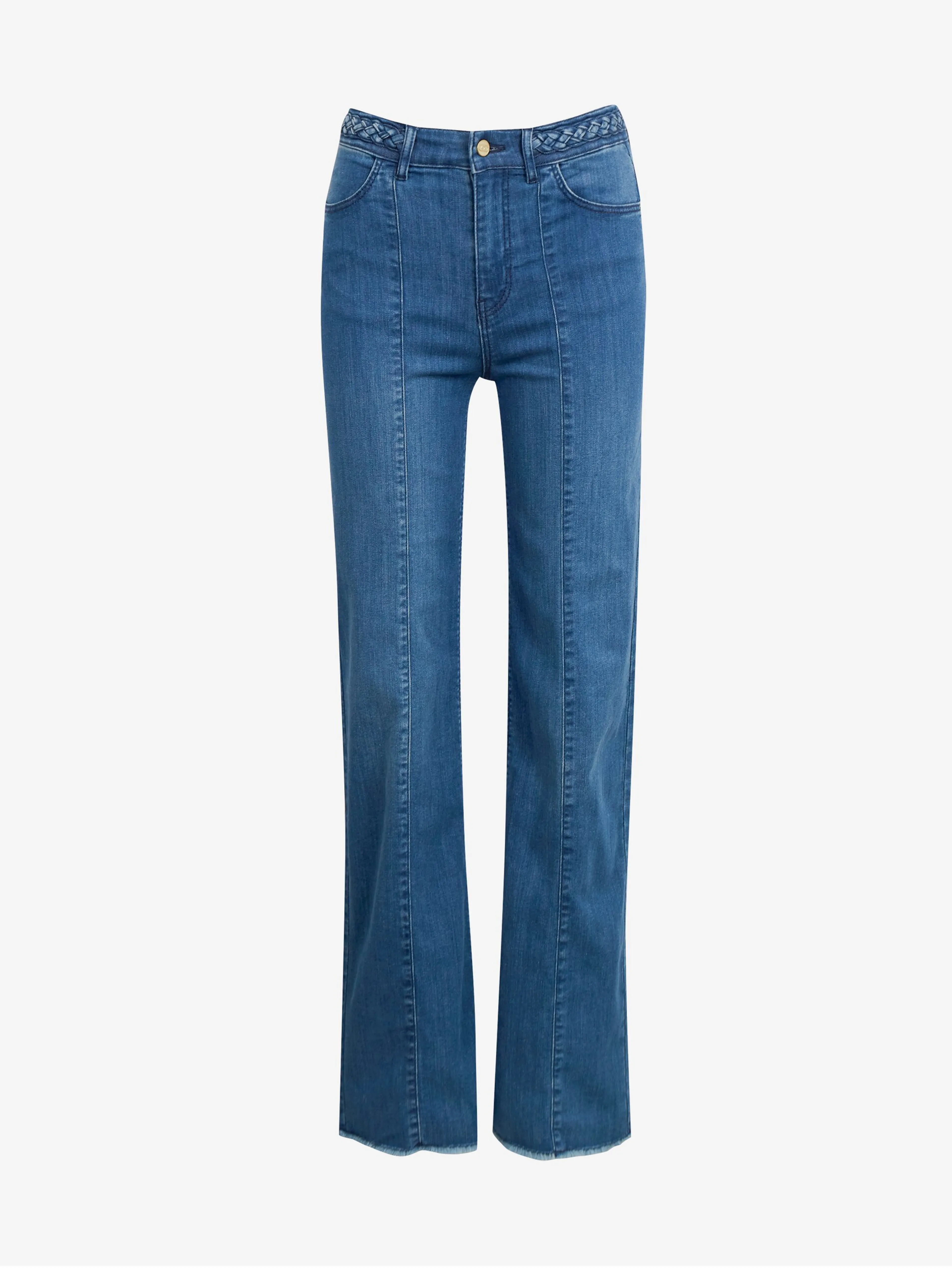 Blaue weite Damenjeans ORSAY