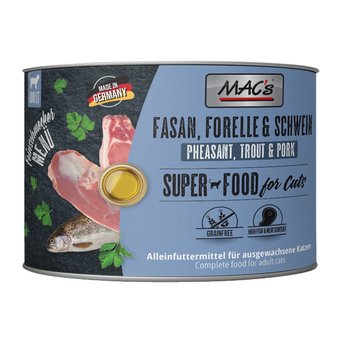 MAC's Cat Feinschmecker Fasan, Forelle & Schwein bei ZooRoyal